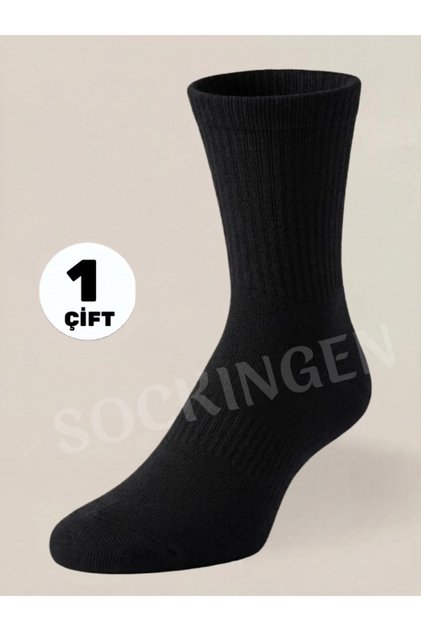 1 Çift Tenis Soket Boy Çorap - Unisex