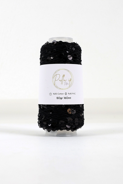 Sequin Yarn 160 Meters in 50 Gram Skeins Sequin Size: 3Mm+6Mm