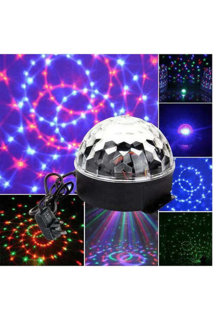 Proiector Disco LED Magic Ball cu Telecomandă și Redare Audio MP3