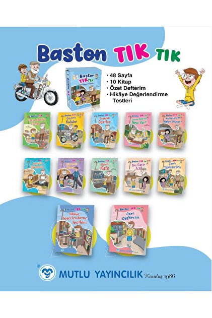 ウルフさんまとめ売りNSK バリオスティック スケーリング先端セット Mutlu Yayıncılık BASTON TIK TIK Hikaye seti 10 kitap - Fiyatı