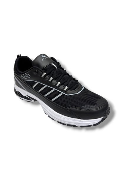 2056-26 Anorak Leather Anatomical Men's Sneaker Black White