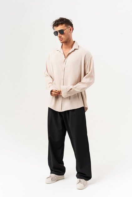 Drift Modal Fabric Oversize Long Sleeve Shirt