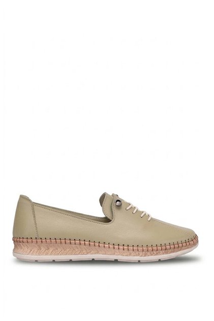 8786 Women's Genuine Leather Casual Shoes Green