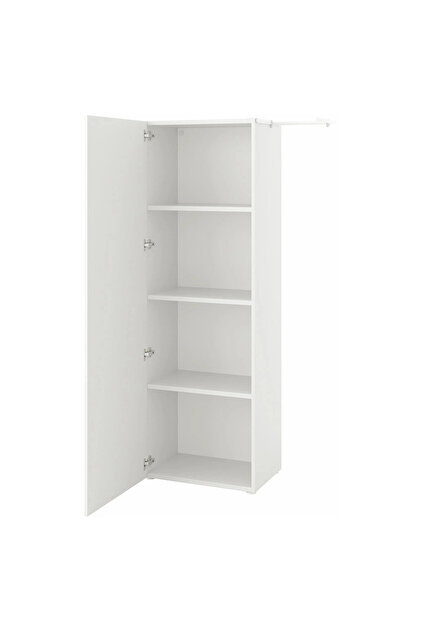 61.おんぷ 白＊さやたぐ IKEA Beyaz Fonksiyonel Kapaklı Gardırop 107x42x181 cm - Fiyatı
