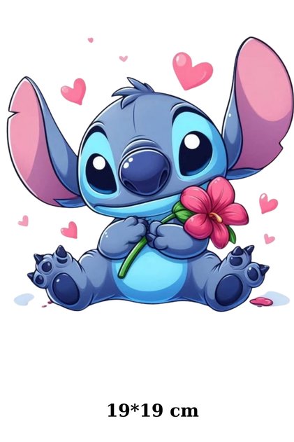 Ütü İle Yapışan Tekstil Dtf Transfer Baskı Stitch Tasarımlı Her Kumaşa Uyumlu
