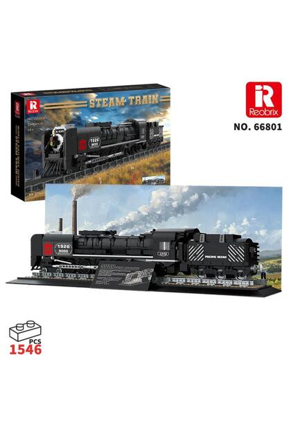 REOBRIX Technic 66801 9000 Class Buharlı Lokomotif Tren Yaratıcı