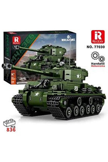 REOBRIX 55027 Füze Tank Kumandalı&Motorlu Yaratıcı Yapı Blok Seti