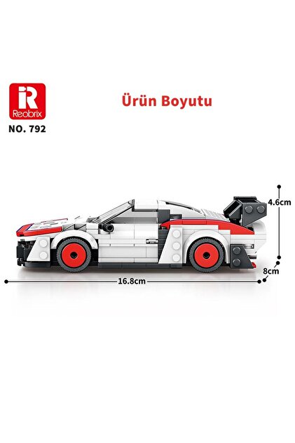 REOBRIX Creator 792 Porsche 935 Spor Araba Yaratıcı Yapı Blok Seti REOBRIX Creator 792 Porsche 935 Spor Araba Yaratıcı Yapı Blok Seti