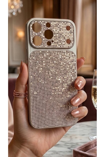 Premium Glittering Mosaic Design Colorful iPhone Case Compatible with iPhone 17 Pro