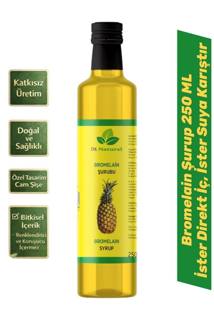 Bromelain Ananas ve Koenzim Q10 İçeren Şurubu 250 Ml