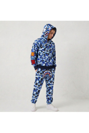 新品⭐️BAPEKIDSTシャツとパンツ2点セット80cm正規品 AXXAN çocuk bape takım seti papçi alt üst takım hırka esofman
