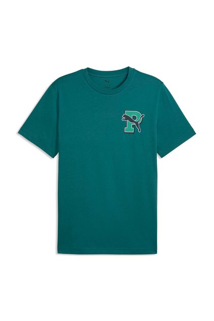 Graphic Men's Green Casual Style T-Shirt 69177641