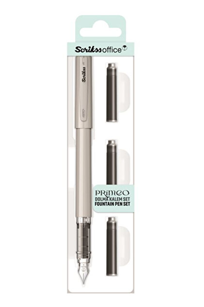 X Dekomus Special Boxed Primeo Fountain Pen Set "Dekomus Pocket Notebook as a Gift"