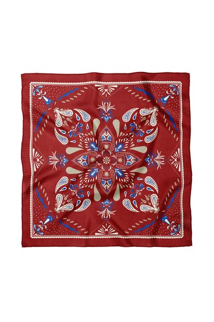 Shawl Patterned Scarf / Bandana 70X70Cm