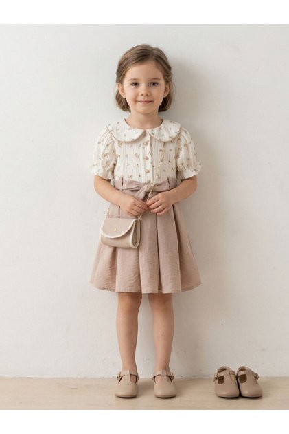 Fi.Yonk Patterned. Müsli.N Girl's Dress