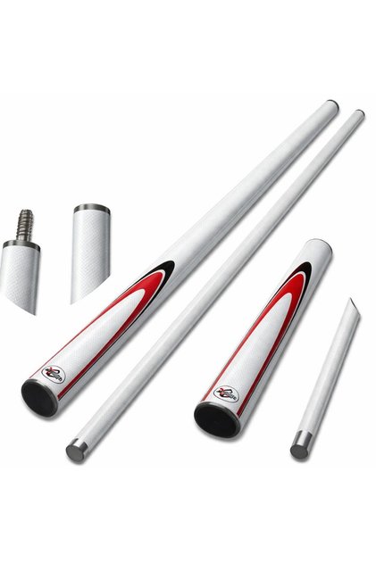 Bilardo Istakası Yüksek Kalite 9.5MM İpucu 57 "Snooker Cue 1/2-pc Merkezi Eklemli Karbon