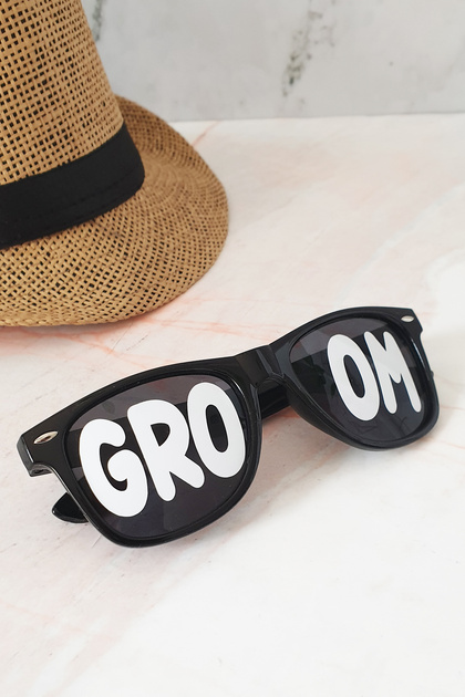 Groom Written Groom Glasses - Bridal Groom Photo Accessory Glasses