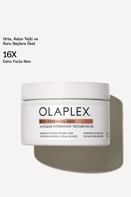 Olaplex Rich Hydration Mask - Orta, Kalın Telli ve Kuru Saçlar