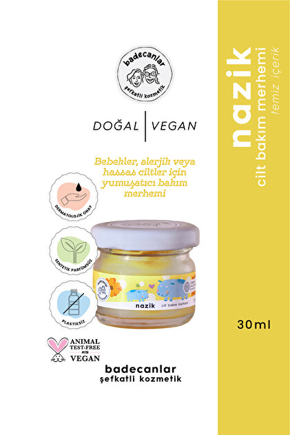 Bebekler Ve Hassas Ciltler Için %100 Doğal Bakım Merhemi 30ml