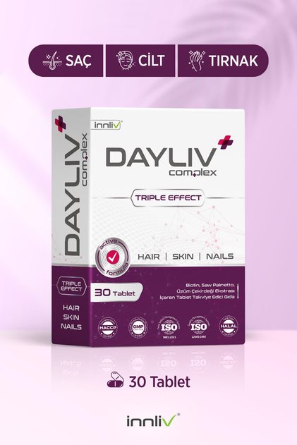 Complex Hair Nail Skin Vitamin 30 Tablets