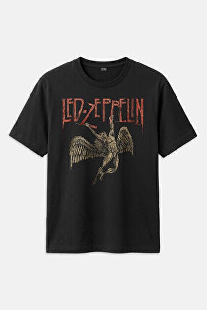 Grafftee Clothing Led Zeppelin Tasarımlı Unisex %100 Pamuklu