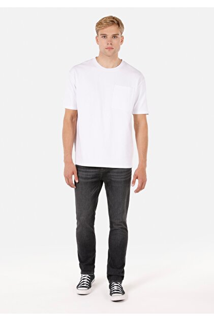 Straight Fit Erkek Denim Jean Pantolon