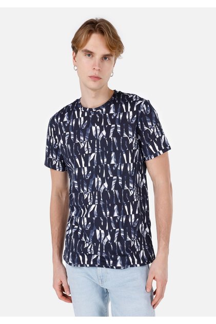Navy Blue Men's T-shirt Sleeve