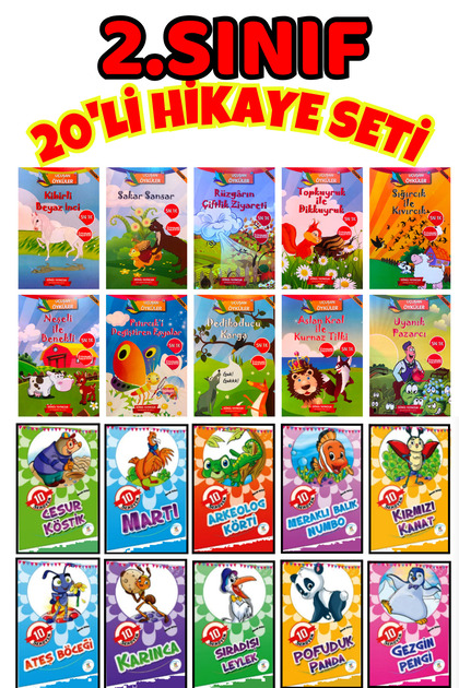 100 Essential Works Suitable for Students to Read with Taste Class Bookshelf Set of 20