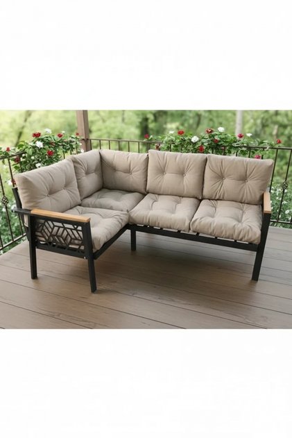 Miami melisa 2+2 Köşe Yön değiştirilebilir Koltuk Takımı Balkon-bahçe-kafe-mutfak-takımı