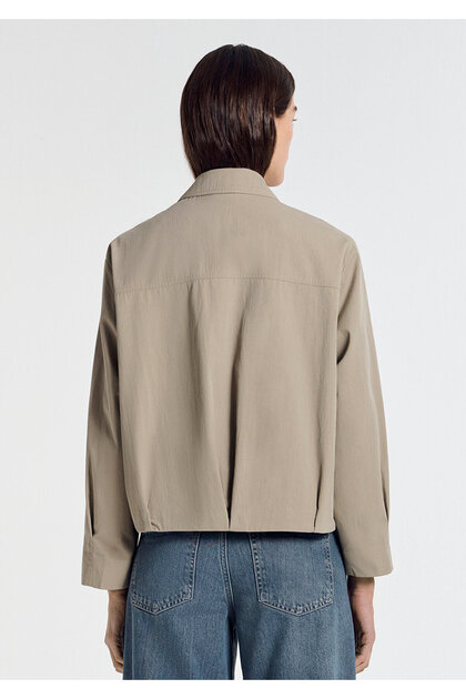 Mavi Haki Ceket Oversize / Geniş Kesim 1110821-70354 - Fiyatı