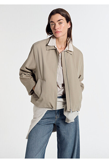 Mavi Haki Ceket Oversize / Geniş Kesim 1110821-70354 - Fiyatı