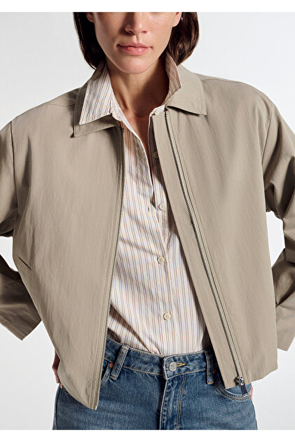 Mavi Haki Ceket Oversize / Geniş Kesim 1110821-70354 - Fiyatı