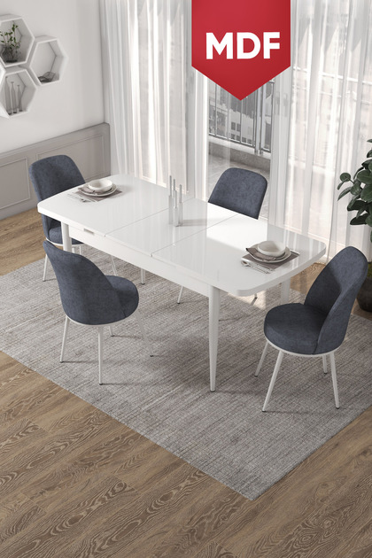 Canisa Concept Kor Serisi 70x114 Açılabilir MDF Mutfak Masası