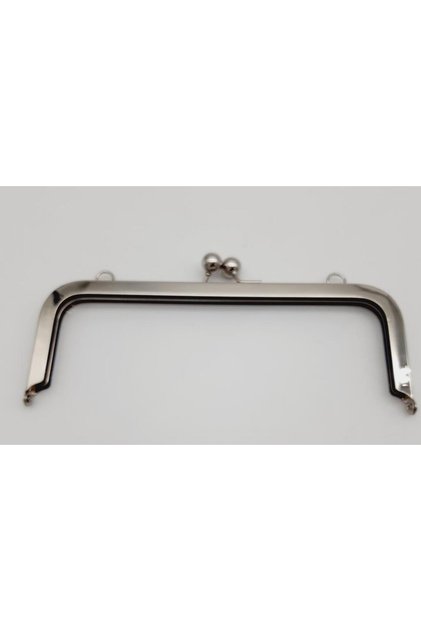 Plain Rectangular Bag Clip Bag Burs 20.5 Cm Silver Color
