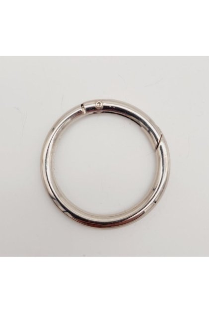 4 Cm Gümüş Yaylı Halka 1 Adet