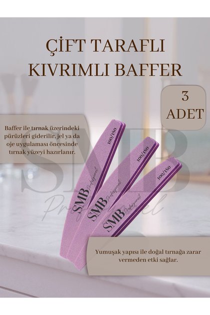BÜYÜK BAFFER TÖRPÜ 3'LÜ SET KALICI OJE PROTEZ TIRNAK