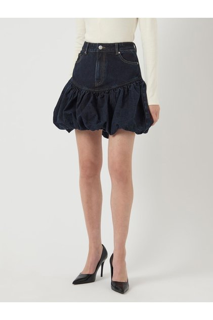 Fustă mini YASBROOKE DENIM BUBBLE