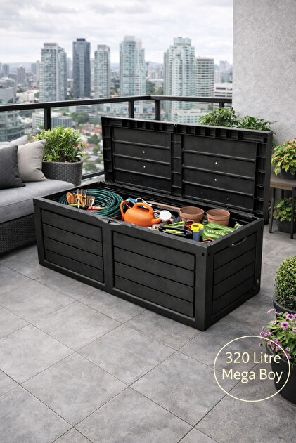 Mim Life Bahçe Depolama Sandığı Balkon & Garaj Saklama Kutusu