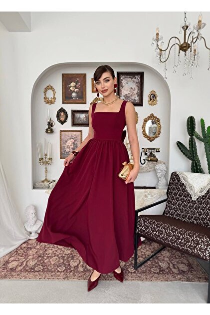 burgundy women's dress self-portrait - Burgundy Lace Satin Maxi Dress