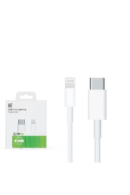 كابل USB-C إلى Lightning - 1 متر أبيض