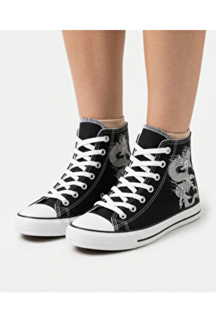 MECH BUTİK Akatsuki Baskılı Beyaz Unisex Spor Ayakkabı Sneaker
