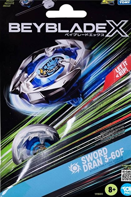 TOYFEST Beyblade X Sword Dran 3-60F Başlangıç Seti Orijinal Takara