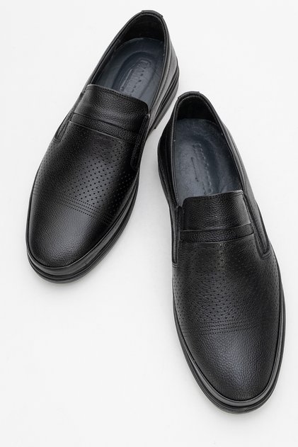 Genuine Leather, Laceless, Summer, Men's Leather Shoes