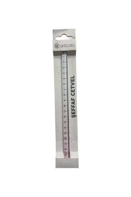 Şeffaf Cetvel - 20 cm