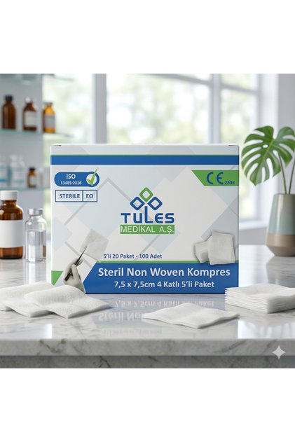 Tules Spanç Non-Woven Kumaş 7,5 x 7,5cm 100 Lü 1 Paket