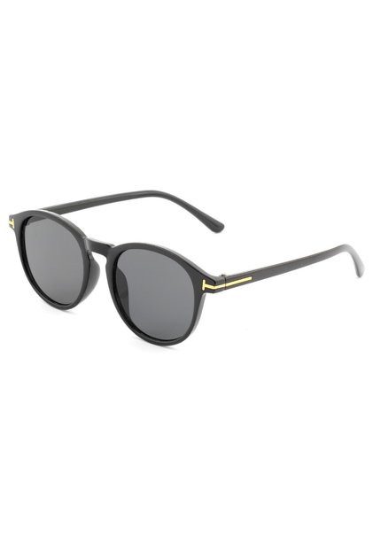 Unisex Oval Model Black Color Sunglasses Tctgt002001G0320