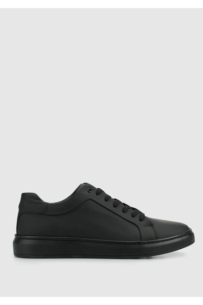 Black Leather Men's Shoes