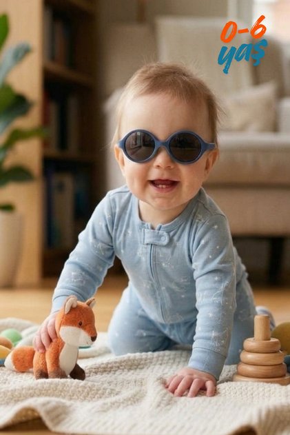 0 - 6 Years Old Baby Sunglasses Flexible Unbreakable Flexible Frame with Box Gift for Girls Boys Unisex