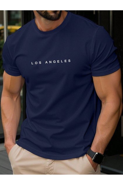 Los Angeles Written Printed Premium Tshirt for Men