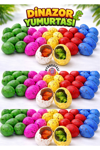 Dinazor Suda Büyüyen Yumurta 3 cm- 1 adet Dinazor Yumurtası